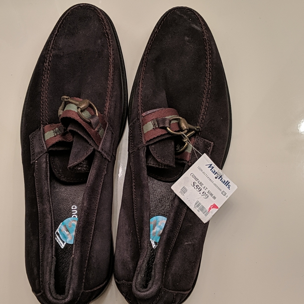 Brand New Mens Joseph Abboud Brown Suede Shoes